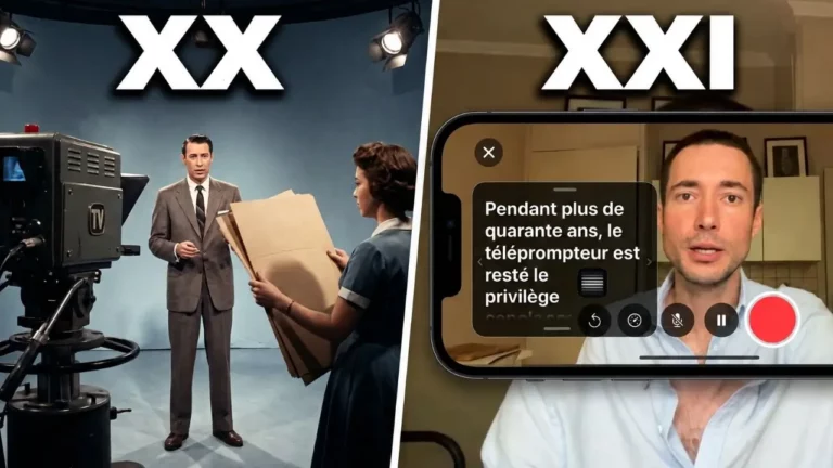 L&rsquo;histoire du téléprompteur